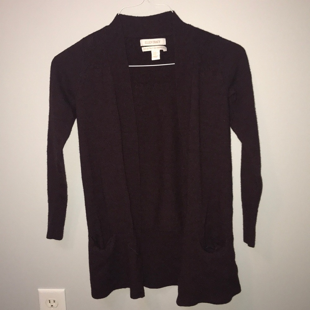 Maroon/purple cardigan